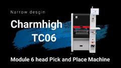 TC06 modulo universale 6 testa di selezione e posizionamento larghezza 89cm design stretto