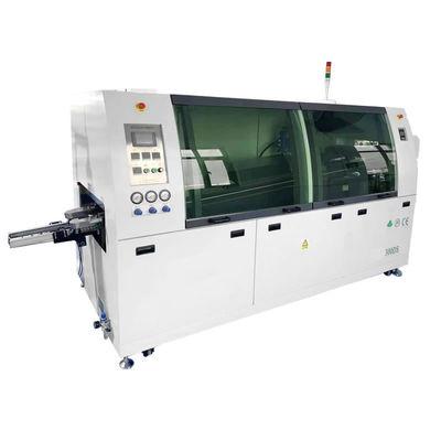 Saldatrice a onda senza piombo 250DS 300DS 350DS con trasporto automatico per linea di produzione PCB DIP