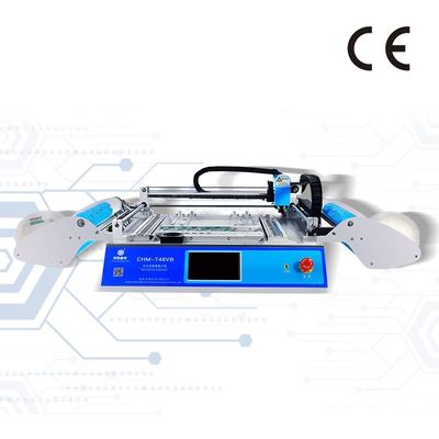 CHMT48VB Benchtop SMT Pick and Place Machine 58 alimentatori 2 telecamere visive