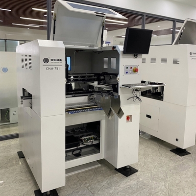 Linea SMT media con stampante a schermo 3250 6 teste SMT Pick And Place Machine 830 Forno a riflusso