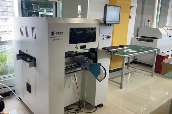 Linea SMT media con stampante a schermo 3250 6 teste SMT Pick And Place Machine 830 Forno a riflusso