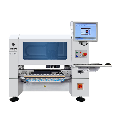 Genius 4 teste Desktop SMT Pick Place Machine con 50 alimentatori CHM-551