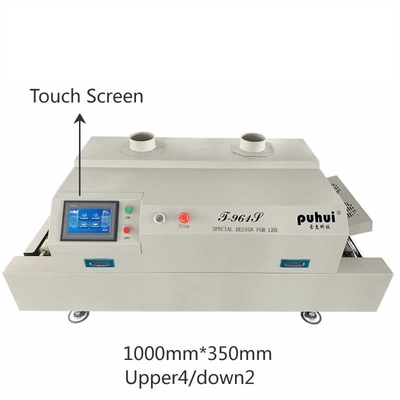 Lunghezza totale 3,5 m Linea di produzione SMT piccola ad alta precisione 0201, BGA, IC a 144 pin