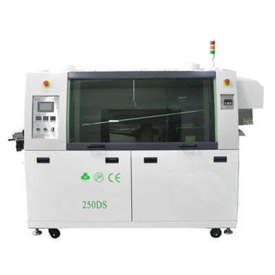 Saldatrice a onda senza piombo 250DS 300DS 350DS con trasporto automatico per linea di produzione PCB DIP