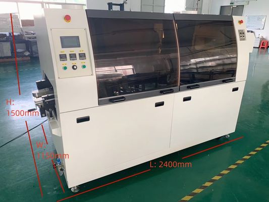 Saldatrice a onda automatica senza piombo Charmhigh 250DS per assemblaggio PCB