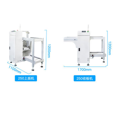 Discaricatore per caricatori PCB di produzione SMT completamente automatico con sistema di controllo PLC e compatibilità con l'interfaccia SMEMA