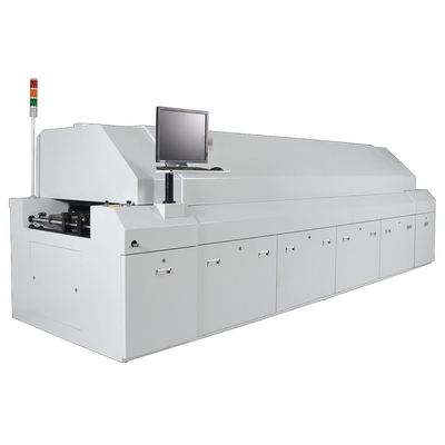 8800 Grande forno a reflusso a rotaia automatica completa PC Controllo senza piombo 3180x500mm