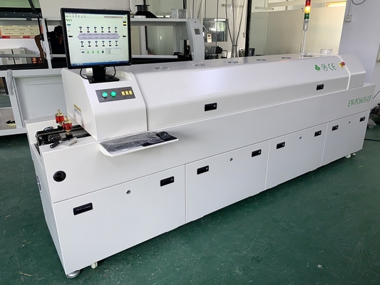 Forno a reflusso senza piombo 2200*350mm Macchina di riscaldamento a controllo PC