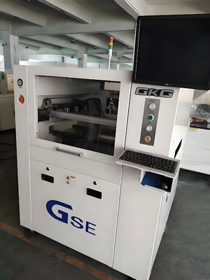 Stampante per stencil SMT completamente automatica GKG GSE, stampante per pasta saldante per serigrafia 400*340mm