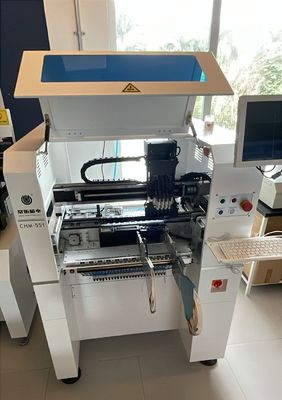 CHM-551 Linea di produzione SMD Linea di assemblaggio SMT Alta precisione 4 teste PCB Robot di produzione