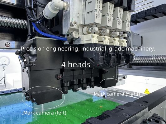 CHM-551 Linea di produzione SMD Linea di assemblaggio SMT Alta precisione 4 teste PCB Robot di produzione