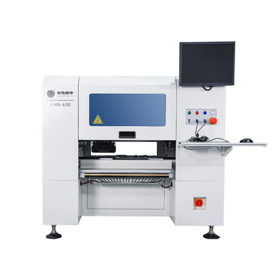 Genius 4 teste Desktop SMT Pick Place Machine CHM-650 con 50 alimentatori