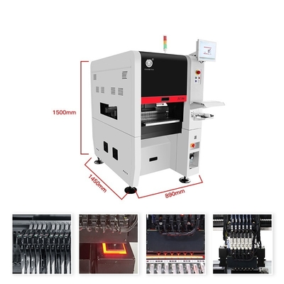 Macchina pick and place a 6 teste di fascia alta TC06 Assemblaggio PCB completamente automatico