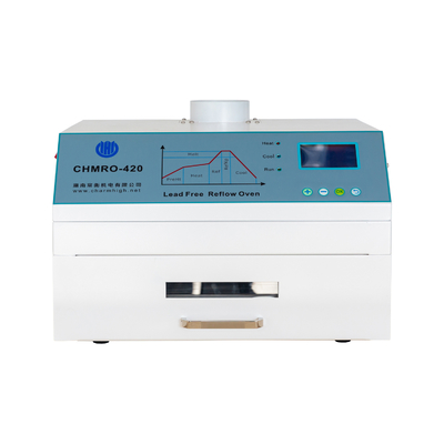 Aria calda + stazione senza piombo infrarossa del riscaldamento del forno CHMRO-420 SMD di riflusso 2500w
