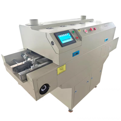 T981 Forno a rifusione a catena piccola per piccola linea SMT Saldatura BGA Infrarossi e Aria calda