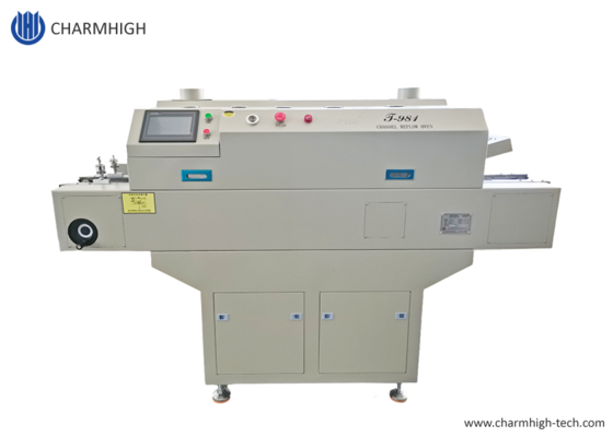 T981 Forno a rifusione a catena piccola per piccola linea SMT Saldatura BGA Infrarossi e Aria calda
