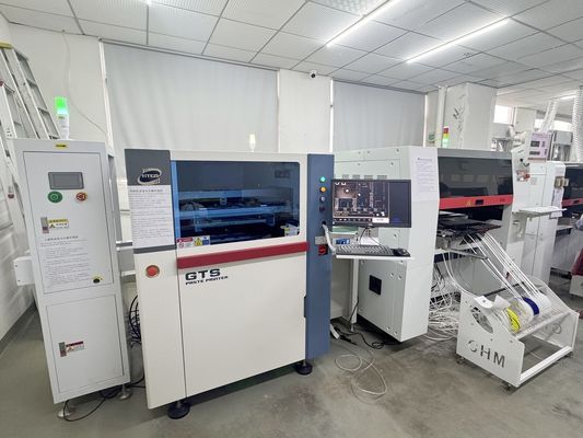 Linea di produzione SMT su larga scala 10-Head Pick and Place per l'assemblaggio di PCB nell'industria elettronica