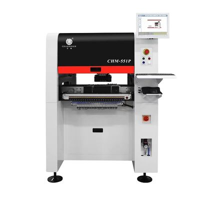 Upgrade 4-head SMD Pick And Place Machine CHM-551P Cast-iron Frame