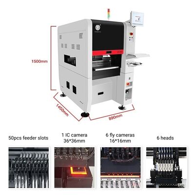 TC06 doppia pick and place machine linea di produzione SMT completamente automatica