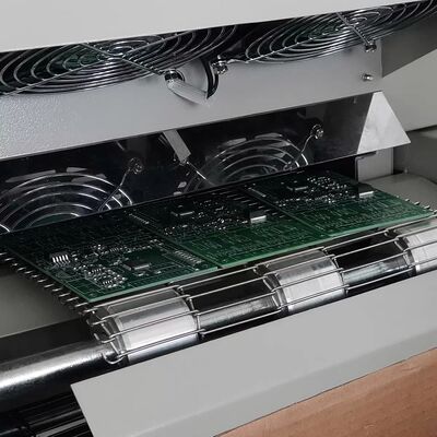 T961 Forno a riflusso da scrivania con trasportatore 730*230mm con 6 zone temp 3.5KW