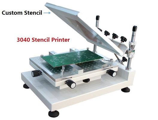 Alta precisione SMT 3040 Manuale saldatura pasta macchina di stampa Stensil Stampatore