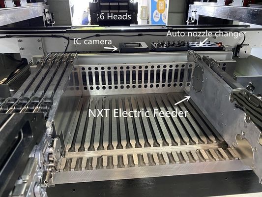 6 teste 60 alimentatrici SMT, completamente automatiche0