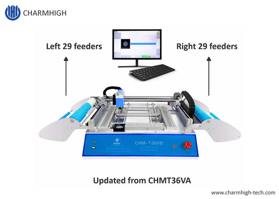 Macchina da tavolino CHM-T36VB Chmt36va di Smt del lato 58 degli alimentatori di controllo doppio del PC
