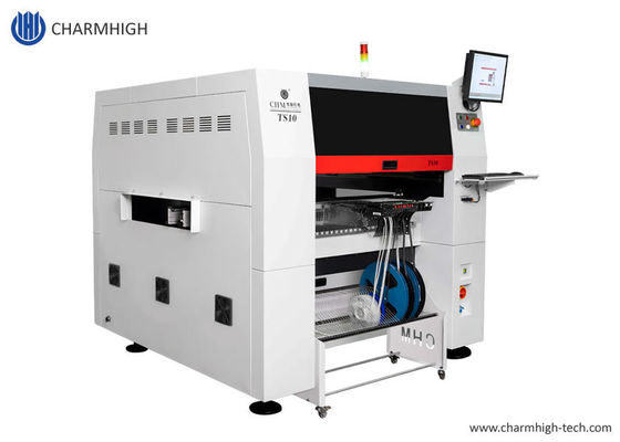 TS10 SMT pick and place machine 10 teste 100 alimentatori 01005 supporto ad alta velocità
