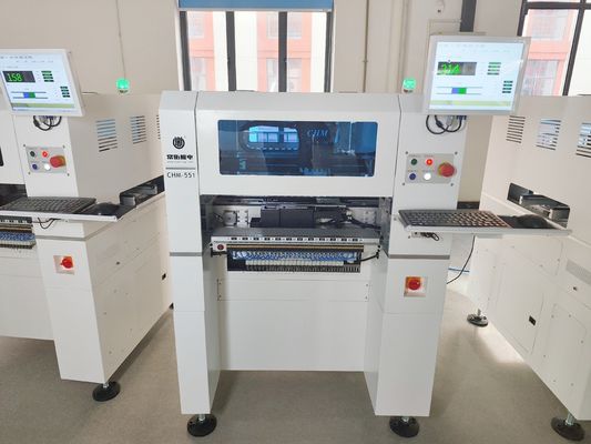Alta precisione 4 teste SMT Pick & Place Machine CHM-551 Cambiamento automatico dell'ugello CPK≥1.0