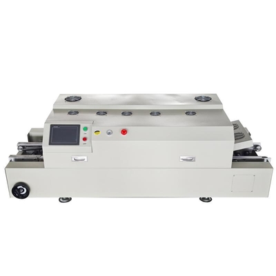 Forno a rifusione a catena da banco T981 senza piombo a 8 zone per saldatura BGA PCB a doppia faccia