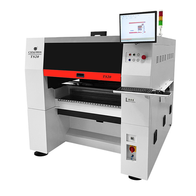 TS20 Macchina pick and place SMT a 20 teste Montatore ad alta velocità a doppio binario